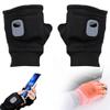 Heated Gloves for Women, Upgraded Smart Thermostatic Electric Heated Fingerless Gloves Rechargeable, Winter Hand Warmer for Work Cycling Skiing Outdoor Snow (Black, one Size) view 1