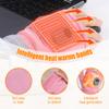Heated Gloves for Women, Upgraded Smart Thermostatic Electric Heated Fingerless Gloves Rechargeable, Winter Hand Warmer for Work Cycling Skiing Outdoor Snow (Black, one Size) view 2