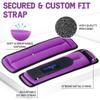 Yes4All Combo Wrist & Ankle Weights 3Lbs Pair (1.5lbs x2) + Dumbbell Neoprene 4Lbs Pair (2lbs x2) - Purple view 2