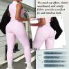 yoga sets for women 2 piece Seamless Workout Sets for Women High Waist Removing chest pad workout sets view 2