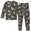 ALAZA Christmas Goose Snowflake 2 Piece Pajama Set Long Sleeve Top and Pants Sleepwear Unisex 24M Multicolor view 2