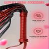 Horse Whip Faux Leather Equestrian Crop Flogger Training Horse Riding Whip 20" view 3