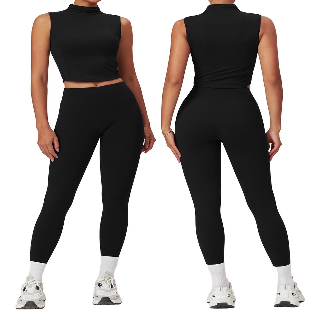 yoga sets for women 2 piece Seamless Workout Sets for Women High Waist Removing chest pad workout sets