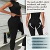 yoga sets for women 2 piece Seamless Workout Sets for Women High Waist Removing chest pad workout sets view 3