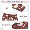 ALAZA Christmas Goose Flower Blossom 2 Piece Pajama Set Long Sleeve Top and Pants Sleepwear Unisex 5T Multicolor view 4
