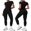 yoga sets for women 2 piece Seamless Workout Sets for Women High Waist Removing chest pad workout sets view 1