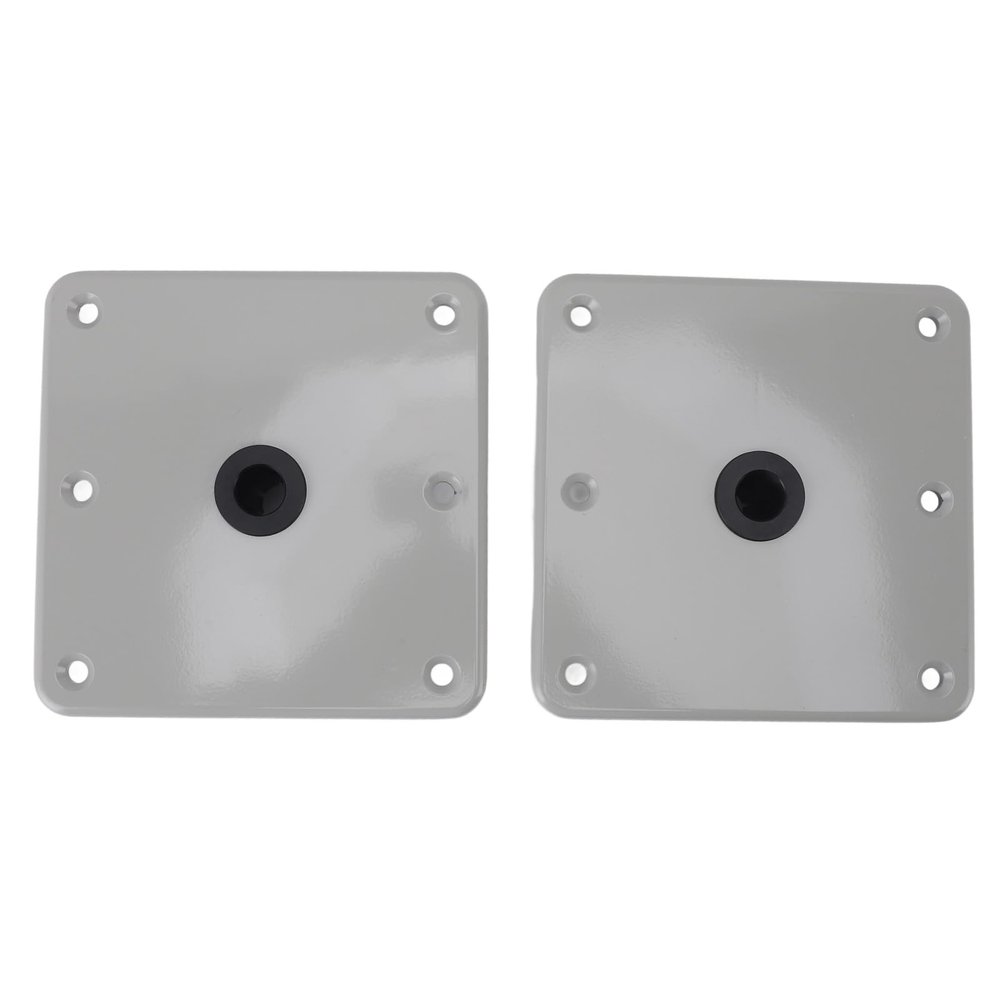 2pcs Professional Aluminum Oy Boat Base Plate for Boat Post High Strength Base Mount for Boat Marine Ade Boat Accessory