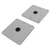 2pcs Professional Aluminum Oy Boat Base Plate for Boat Post High Strength Base Mount for Boat Marine Ade Boat Accessory view 4