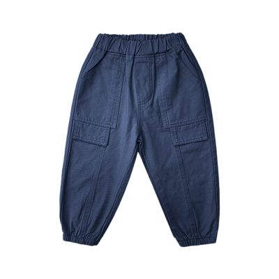 Toddler Girl Sweatpants Baby and Toddler Boys Cotton Jogger Sweatpants Pants Pull on Cotton Pants with Pockets Multipacks Long Pants (Blue, 5-6 Years)