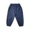 Toddler Girl Sweatpants Baby and Toddler Boys Cotton Jogger Sweatpants Pants Pull on Cotton Pants with Pockets Multipacks Long Pants (Blue, 5-6 Years) view 1