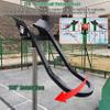 Basketball Shooting Machine Return System, Upright Foldable & Portable Hoop Attachment, Adjustable Height - Easy to Carry & Use view 3