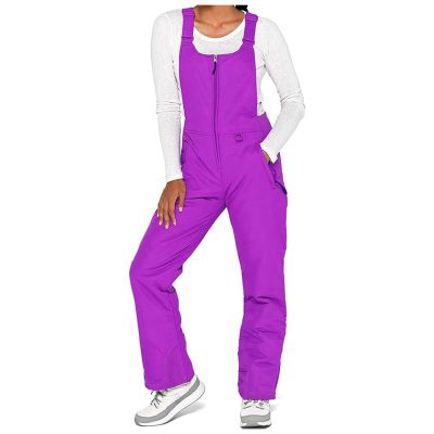 maisdgop Snow Pants Womens Fashion Winter Snowboarding Pants 2024 Snow Bib Waterproof Adjustable Shoulder Strap Jumpsuit