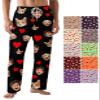 Custom Pajama Pants for lovers Men Women Personalized Pajamas with Photo Dog Cat Face Valentine's Day Gifts Customized pajama pants funny face matching pants for couples pj 7 view 1