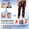 Custom Pajama Pants for lovers Men Women Personalized Pajamas with Photo Dog Cat Face Valentine's Day Gifts Customized pajama pants funny face matching pants for couples pj 7 view 2