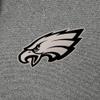 Antigua Men's Heather Black Philadelphia Eagles Effortless Full-Zip Hoodie Jacket view 4