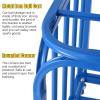 Ball Storage Cart with Wheels, Lockable Heavy Duty Rolling Sports Equipment Organizer - Stackable Metal Basketballs Footballs Rack for School/Gym, with Lid. view 3