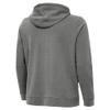 Antigua Men's Heather Black San Francisco 49ers Effortless Full-Zip Hoodie Jacket view 3