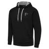 Antigua Men's Black Atlanta Falcons Brushed Carbon Victory Pullover Hoodie view 2