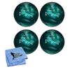 Bowlerstore Products EPCO Candlepin Starline Galaxy -Green - 4 1/2", 2lbs 6oz 4 Balls