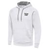 Antigua Men's White Washington Commanders Brushed Carbon Victory Pullover Hoodie view 2