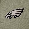 Antigua Men's Olive Philadelphia Eagles Effortless Full-Zip Hoodie Jacket view 4