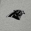 Antigua Men's Heather Gray Carolina Panthers Effortless Full-Zip Hoodie Jacket view 4