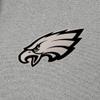 Antigua Men's Heather Gray Philadelphia Eagles Effortless Full-Zip Hoodie Jacket view 4