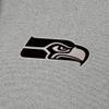 Antigua Men's Heather Gray Seattle Seahawks Effortless Full-Zip Hoodie Jacket view 4