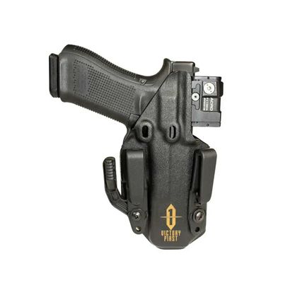 Raven Concealment Systems Jake Victory First Signature Series Concealment IWB or OWB Holster Compatible with Staccato C2, Ambi Black Finish