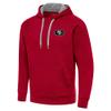 Antigua Men's Scarlet San Francisco 49ers Brushed Carbon Victory Pullover Hoodie view 2