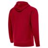 Antigua Men's Scarlet San Francisco 49ers Brushed Carbon Victory Pullover Hoodie view 3