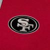 Antigua Men's Scarlet San Francisco 49ers Brushed Carbon Victory Pullover Hoodie view 4