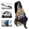 DWVTMNS Chest Bag Tree of Life Printed Front Chest Pack Crossbody Pack for Hikingcycling Shopping Mountain Climbing view 4