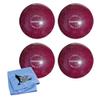 EPCO Candlepin Bowling Balls - Paramount Speckled - Cranberry (4 1/2 inch- 2lbs. 6oz.) 4 Balls view 1