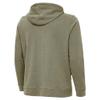 Antigua Men's Olive Detroit Lions Effortless Full-Zip Hoodie Jacket view 3