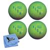 Bowlerstore Products EPCO Neon Candlepin Bowling Ball- Neon Green (4 1/2 inch- 2lbs. 6oz.) 4 Balls