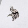 Antigua Men's White Minnesota Vikings Brushed Carbon Victory Pullover Hoodie view 4