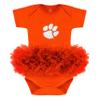 Creative Knitwear College Baby Tutu Bodysuit Dress - Clemson Tigers Logo, Orange, 3-6 Months, for Girls view 1