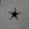 Antigua Men's Heather Black Dallas Cowboys Effortless Full-Zip Hoodie Jacket view 4