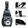 DWVTMNS Chest Bag Bear Head Printed Front Chest Pack Crossbody Pack for Hikingcycling Shopping Mountain Climbing view 3