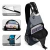 DWVTMNS Chest Bag Bear Head Printed Front Chest Pack Crossbody Pack for Hikingcycling Shopping Mountain Climbing view 4