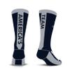 For Bare Feet - NFL MVP Classic Team Logo Youth Size Kids Crew Socks Approx. 4-8 years old - Dallas Cowboys America's Team view 2