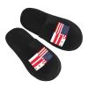 MULIHU Flag Of The District Of Columbia And America Slippers Winter Indoor and Outdoor Slipper Warm Cozy Soft Lightweight House Shoes Fuzzy Slip-On Slipper Large view 1