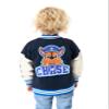 Paw Patrol Chase Boys Bomber Jacket | Kids Blue Puppy Character Logo Varsity Jacket | Childrens Baseball Jacket view 3