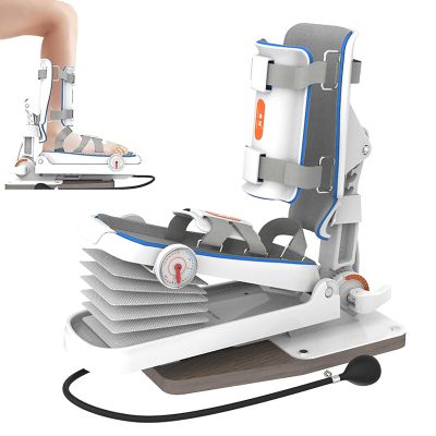 FlexiSpaceUS Brace Ankle Joint Rehabilitation Training Device, Electric Ankle Joint Exercise Equipment, Manual Compression/Adjustable Strength