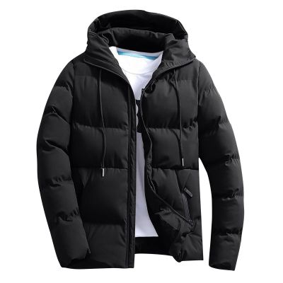 Men's Thickened Warm down Jackets Winter Puffer Coats Hood Lightweight Windproof Insulated Jackets Snow Ski Coats