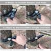 Wing Chun Dummy Wooden - Portable Spring Arm Martial Arts Dummy for Outdoor Training, Easy Assemble & Carry - Tree/Post Bundle Man Pile view 3