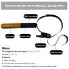 Wing Chun Dummy Wooden - Portable Spring Arm Martial Arts Dummy for Outdoor Training, Easy Assemble & Carry - Tree/Post Bundle Man Pile view 4