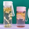 550ml Transparent Water Bottle With Portable Rope Travel Tea Cup Leakproof Drinkware For Outdoor Hiking view 3