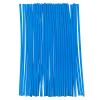 HARFINGTON 72pcs Spoke Skins Covers 0.2" Plastic Universal Dirt Bike Spoke Skin Wraps Bicycle Motorcycle Decoration Protector for 8"-21" Rims, Light Blue view 1